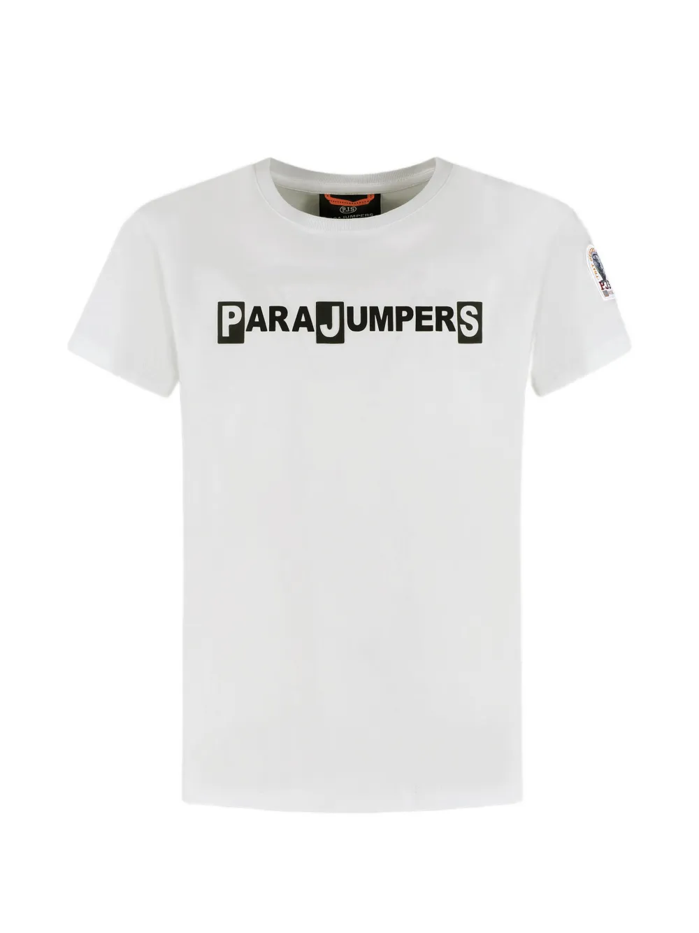 Parajumpers Iseo logo patch T-shirt - Bianco