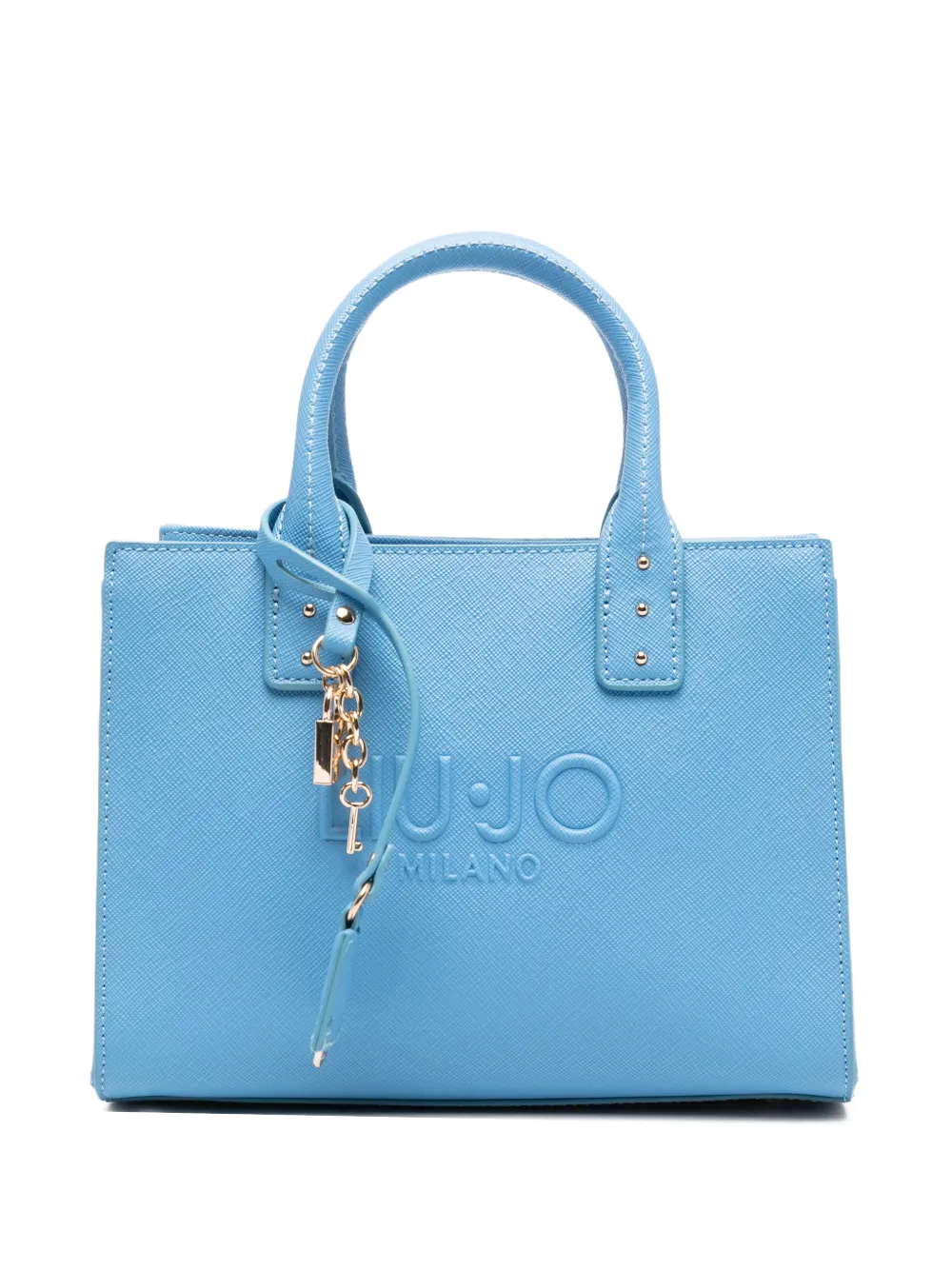 LIU JO small logo-detail tote bag - Blu