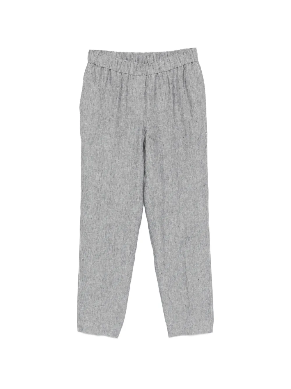 Peserico elasticated-waistband tapered trousers - Grigio