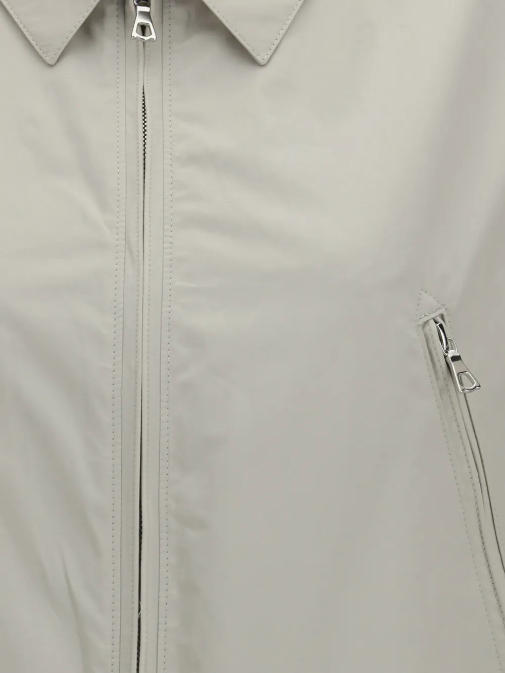 Rier Cotton Bomber Jacket in Grey, view 3