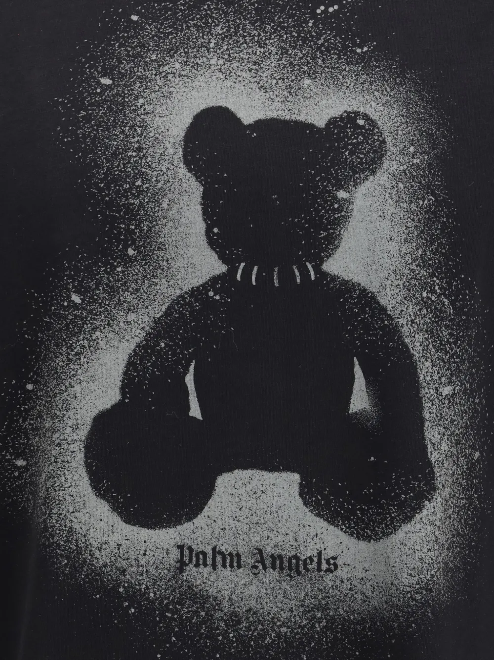 Palm Angels T-shirt met beerprint Zwart