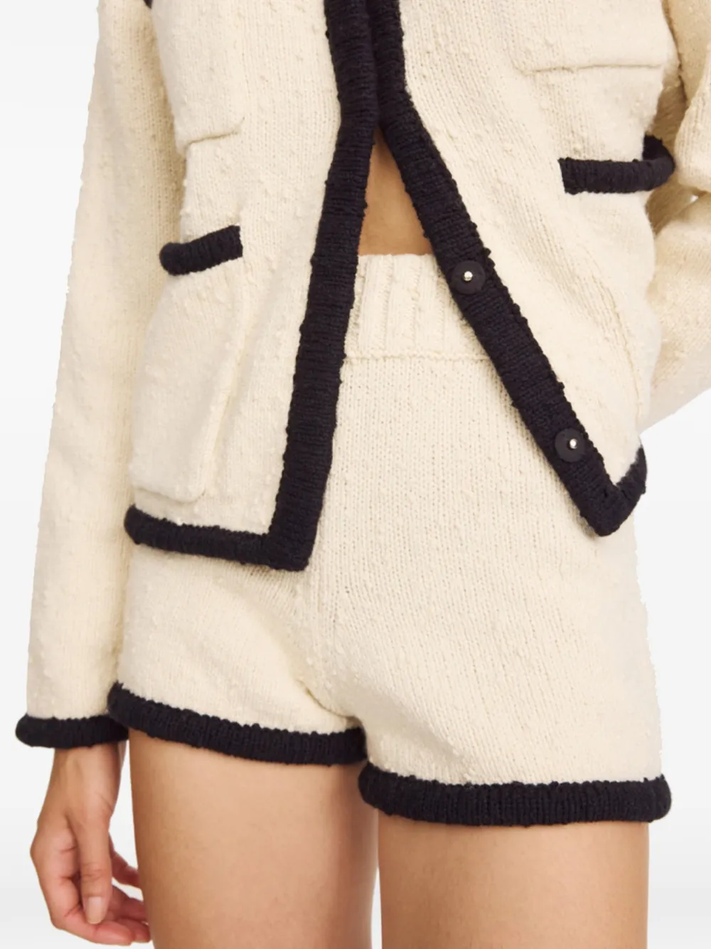 By Malene Birger Rikka shorts met colourblocking Beige
