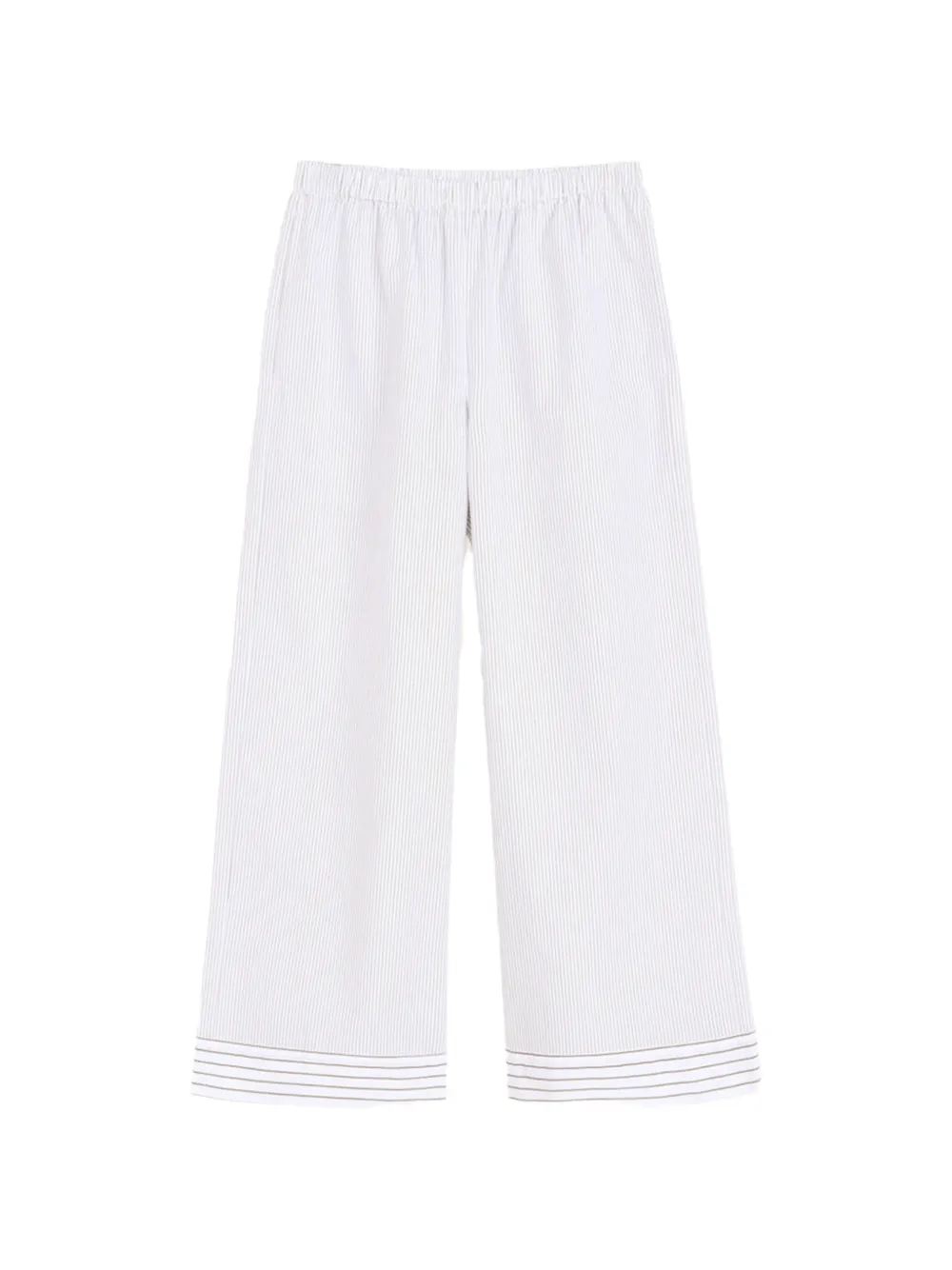 By Malene Birger Mirabello striped trousers - White