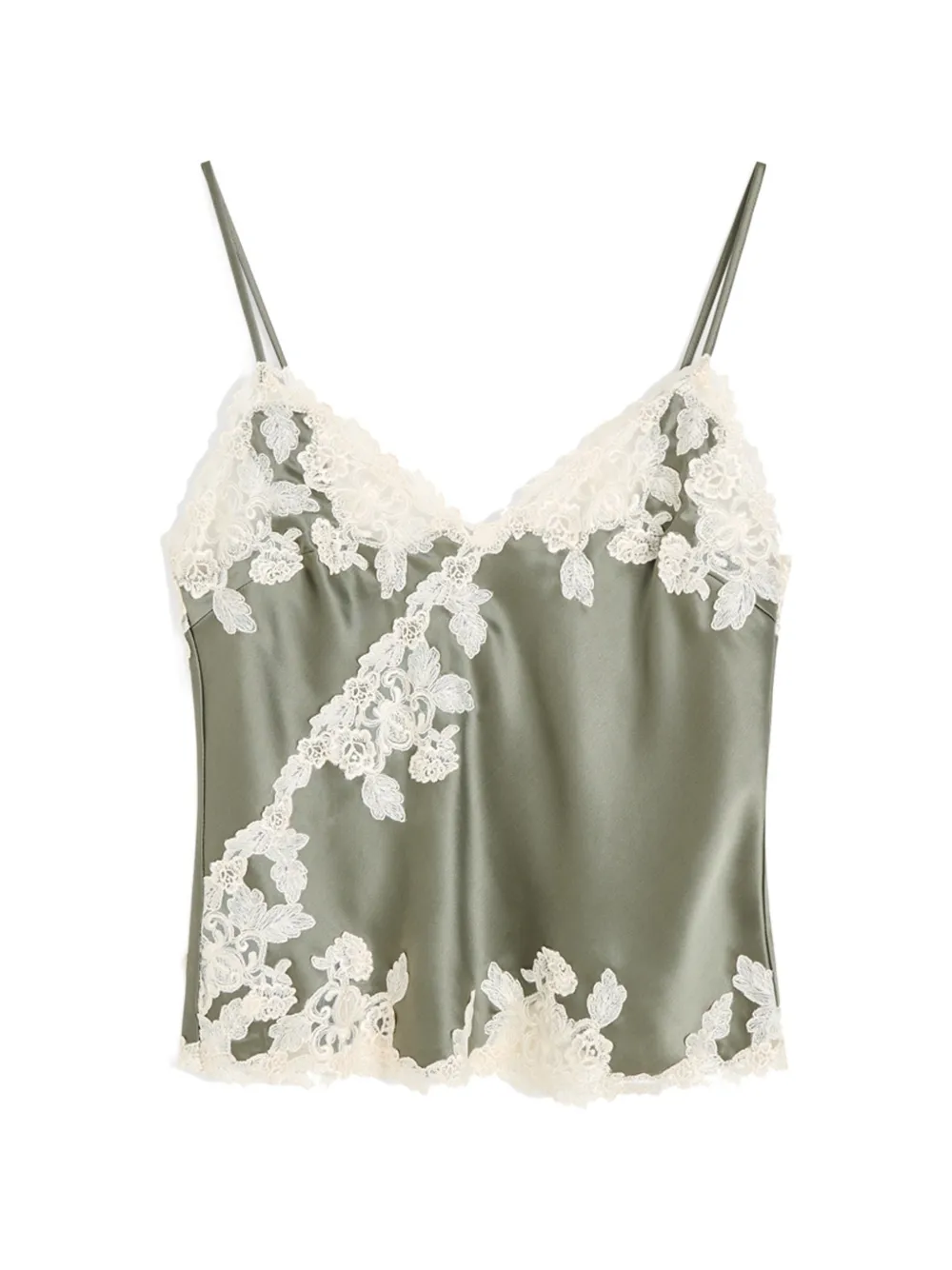By Malene Birger Top Madeleine in pizzo - Verde