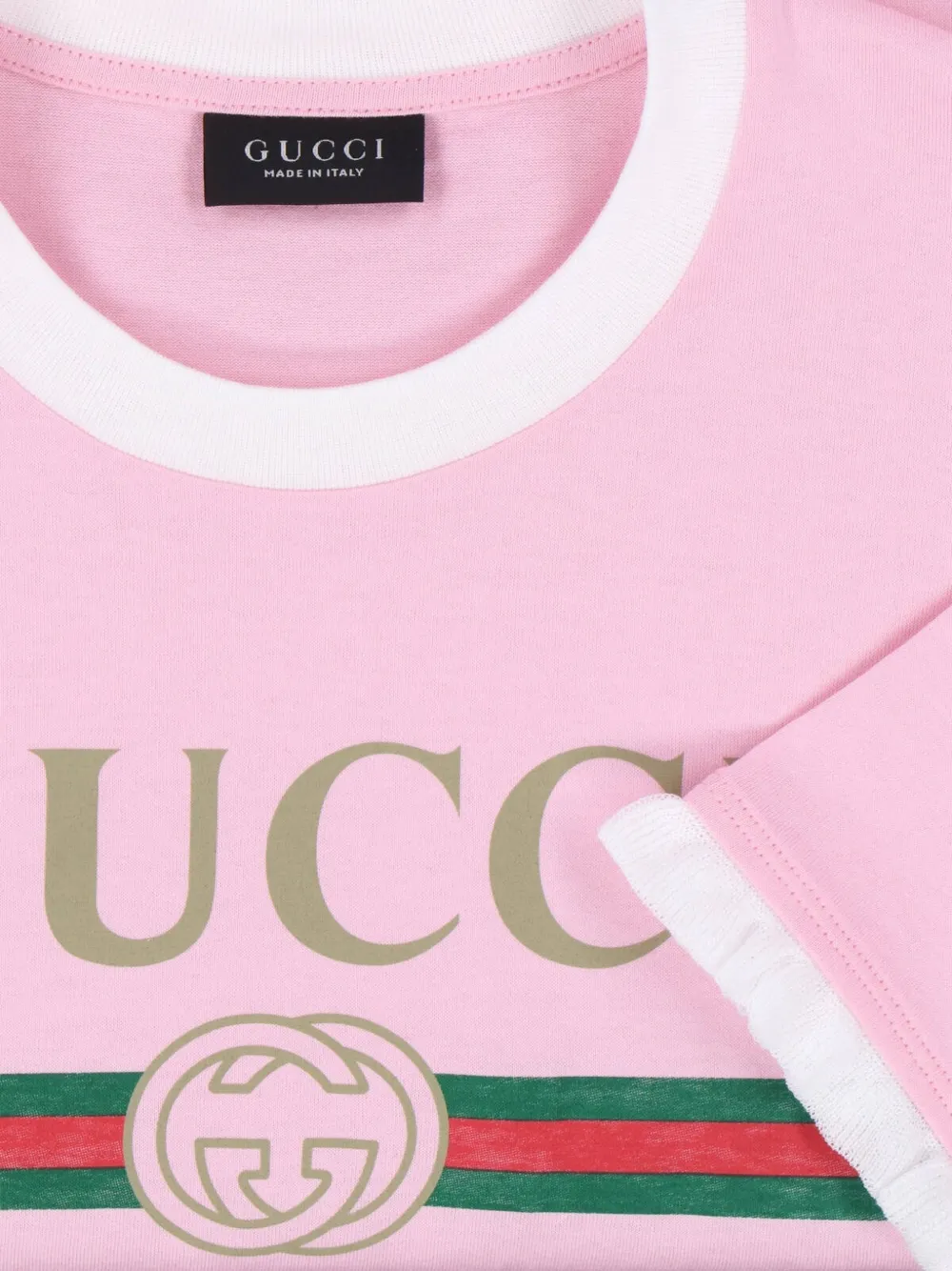  Gucci Logo T-shirt - Pink 