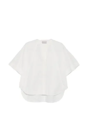 AMI Paris Camisa De Algodão Mangas Curtas | Neutro | FARFETCH BR