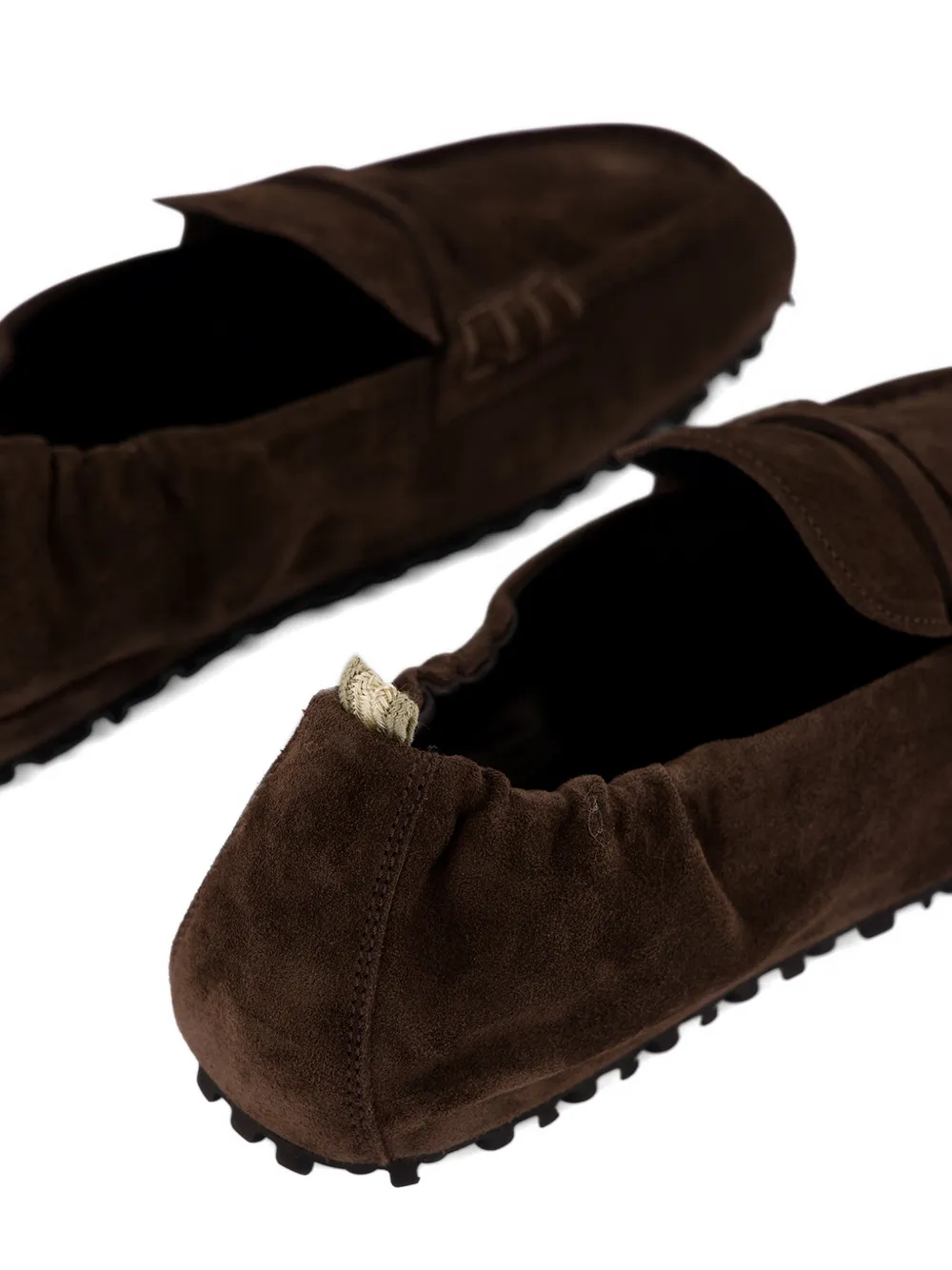 Officine Creative Travis suede loafers Bruin