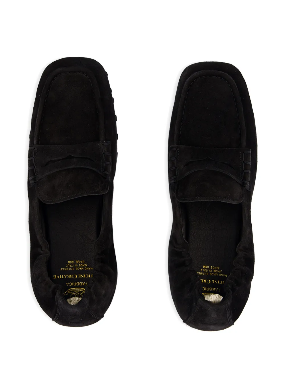Officine Creative Travis suede loafers Bruin