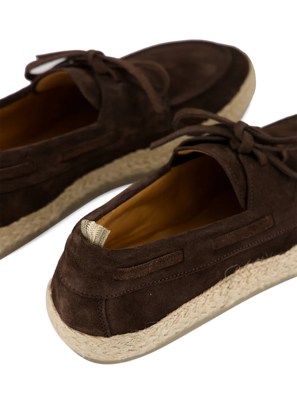 Officine Creative Bowline 005 suede espadrilles Bruin