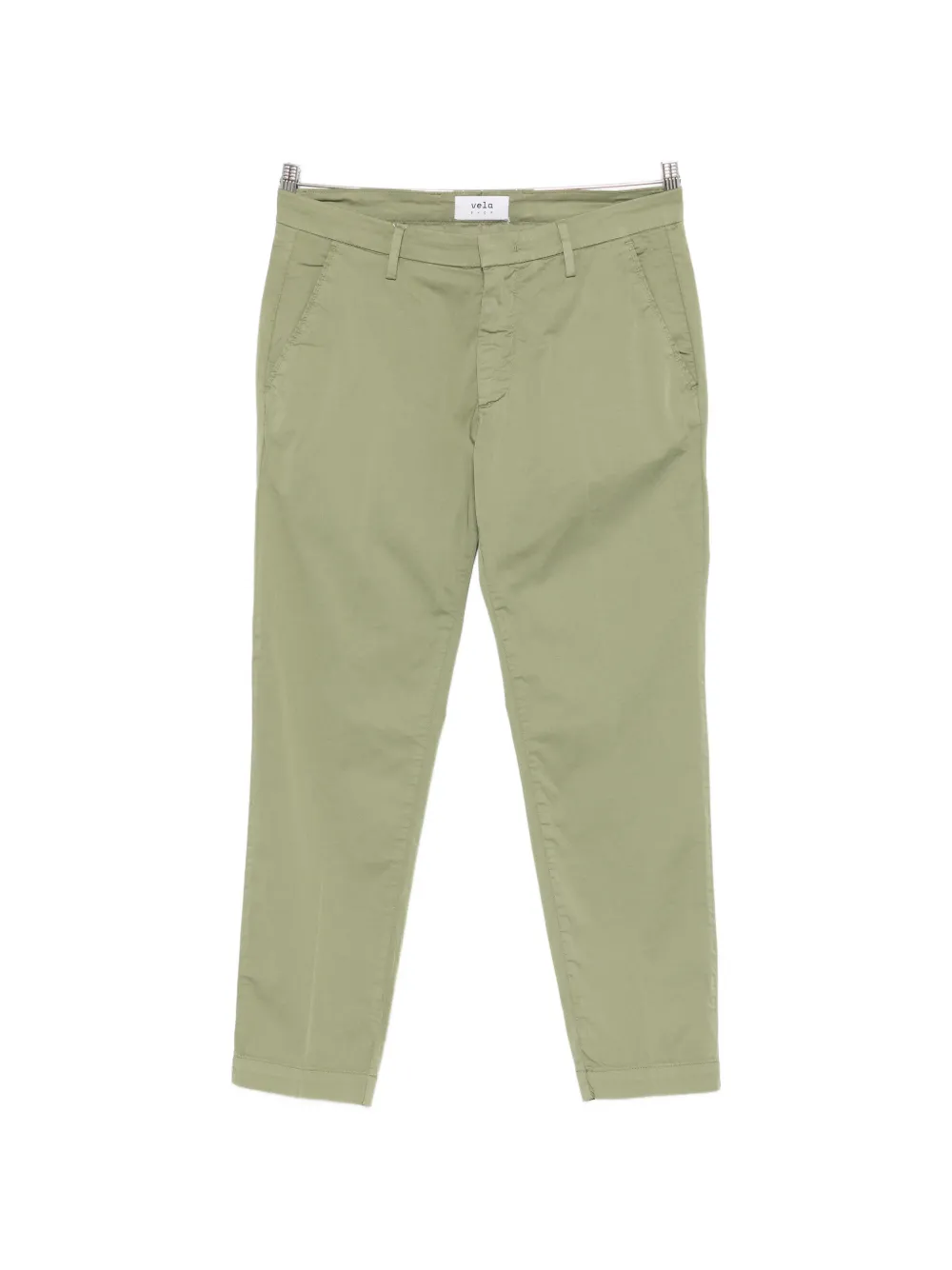 VELA SHOP belt-loop pocket trousers - Verde