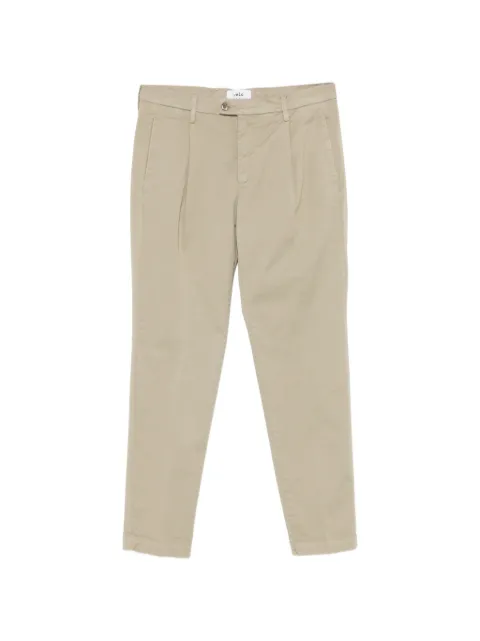 VELA SHOP belt-loop pleated trousers