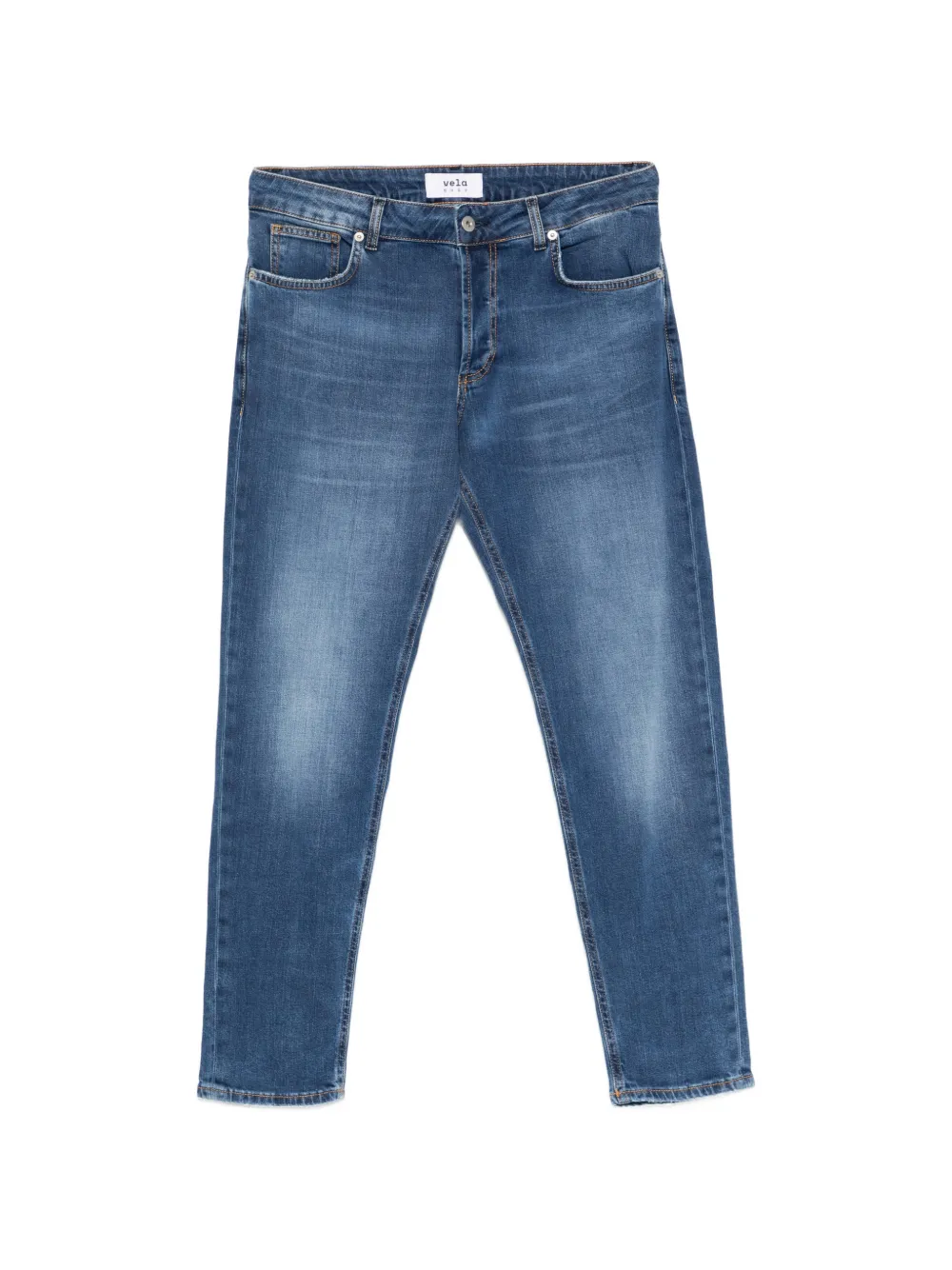VELA SHOP faded-effect jeans - Blau