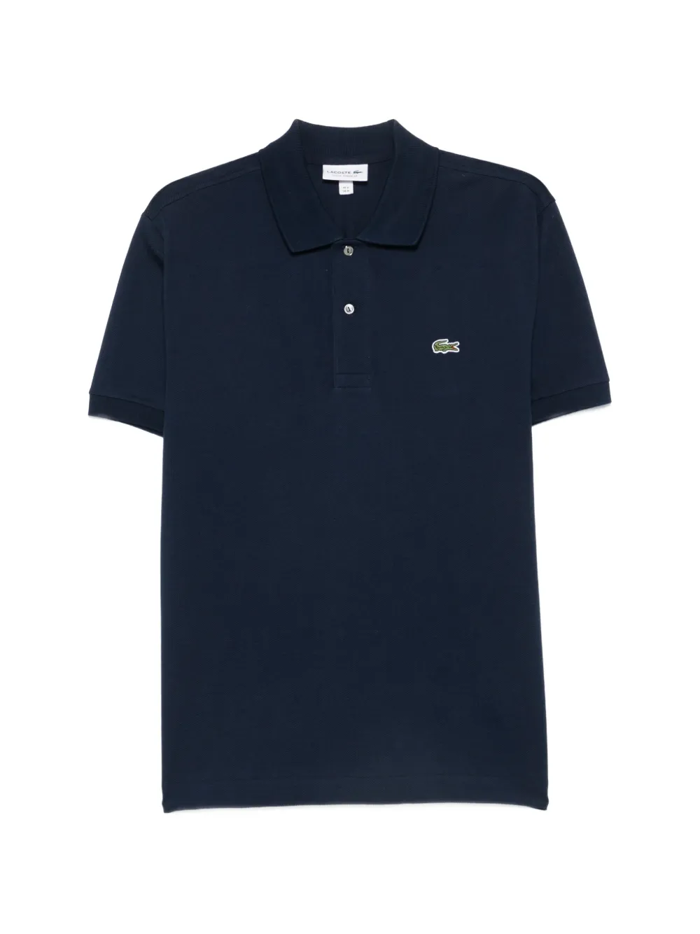 Lacoste logo-patch polo shirt - Blau