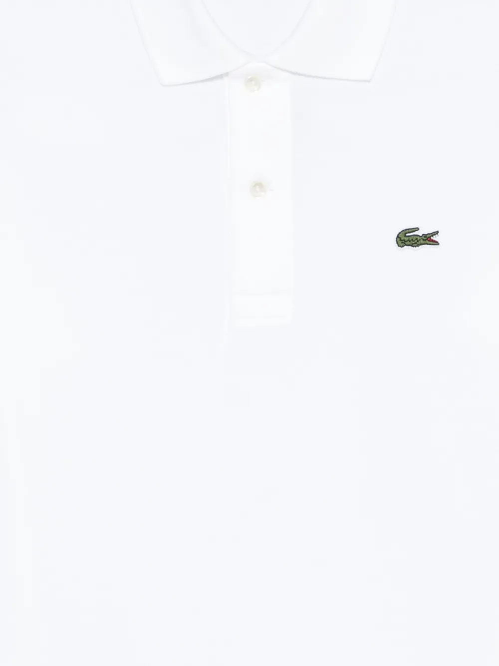 Lacoste Poloshirt met logopatch Wit