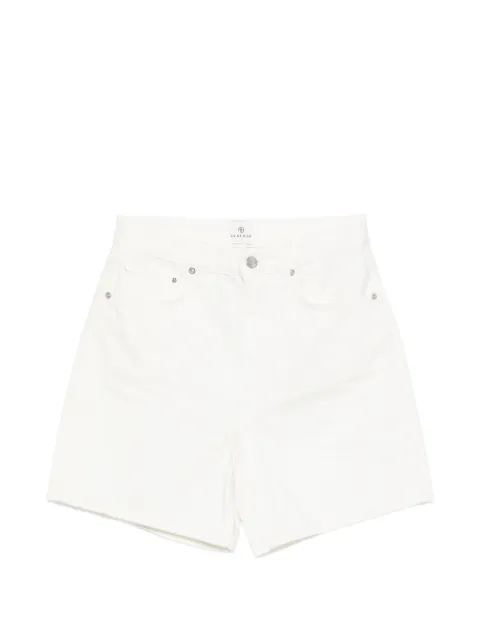 ANINE BING Kat logo-patch shorts