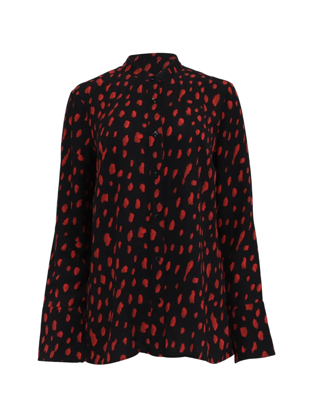 Proenza Schouler printed long-sleeve blouse - Nero