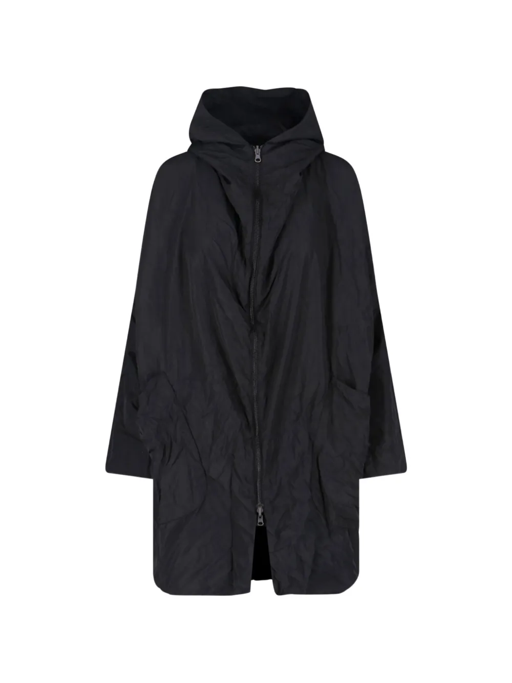 KIMO NO-RAIN hooded coat - Nero