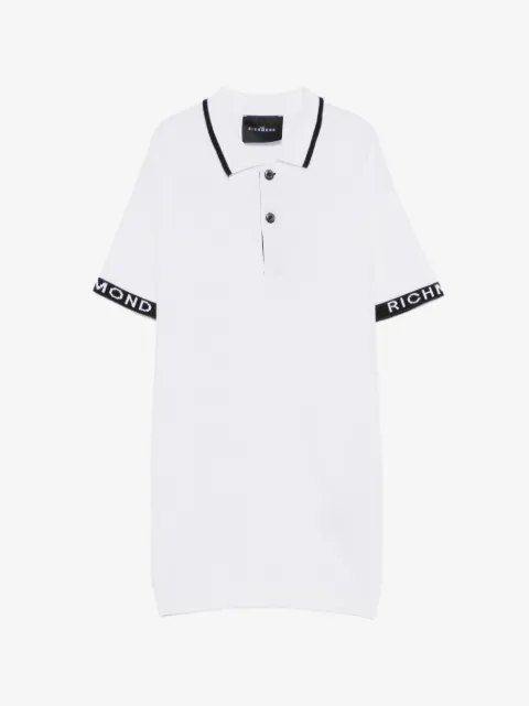 John Richmond Junior playera tipo polo con logo estampado