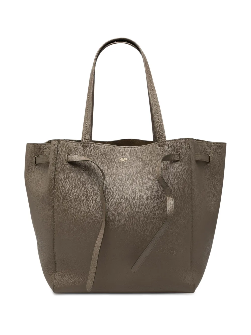 Celine Pre-Owned 2018 Small Grained Calfskin Phantom Cabas tote bag - Marrone