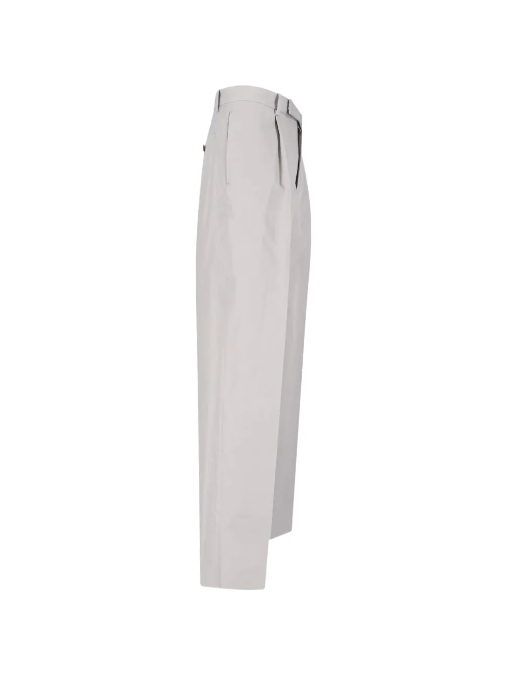 Jil Sander Broek met riemlussen Grijs