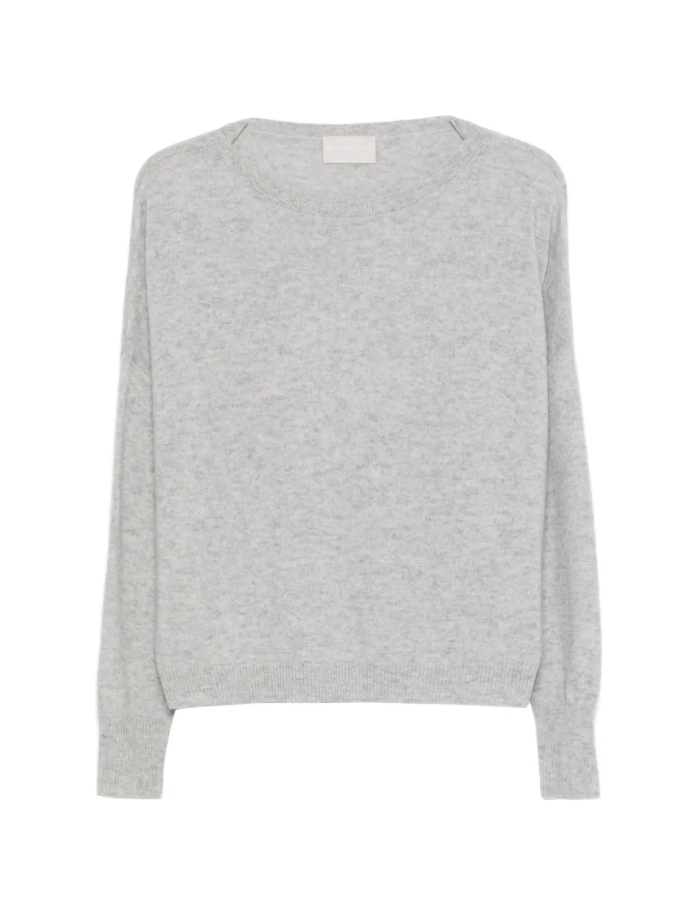 Hemisphere Boat-neck Sweater In Gray
