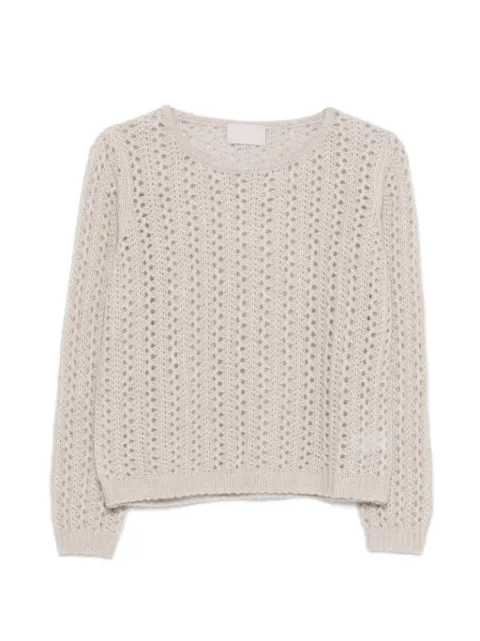 Hemisphere round-neck sweater