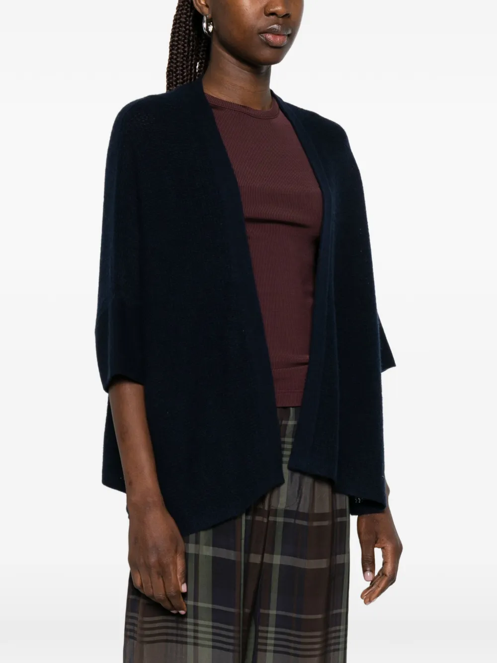 Hemisphere Vest met flared mouwen Zwart