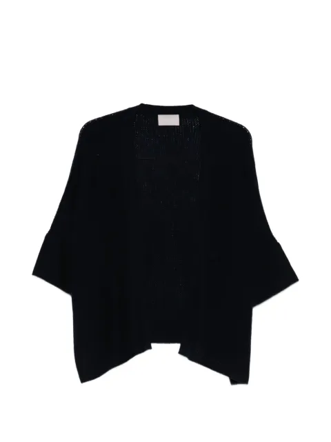 Hemisphere flared-sleeve cardigan