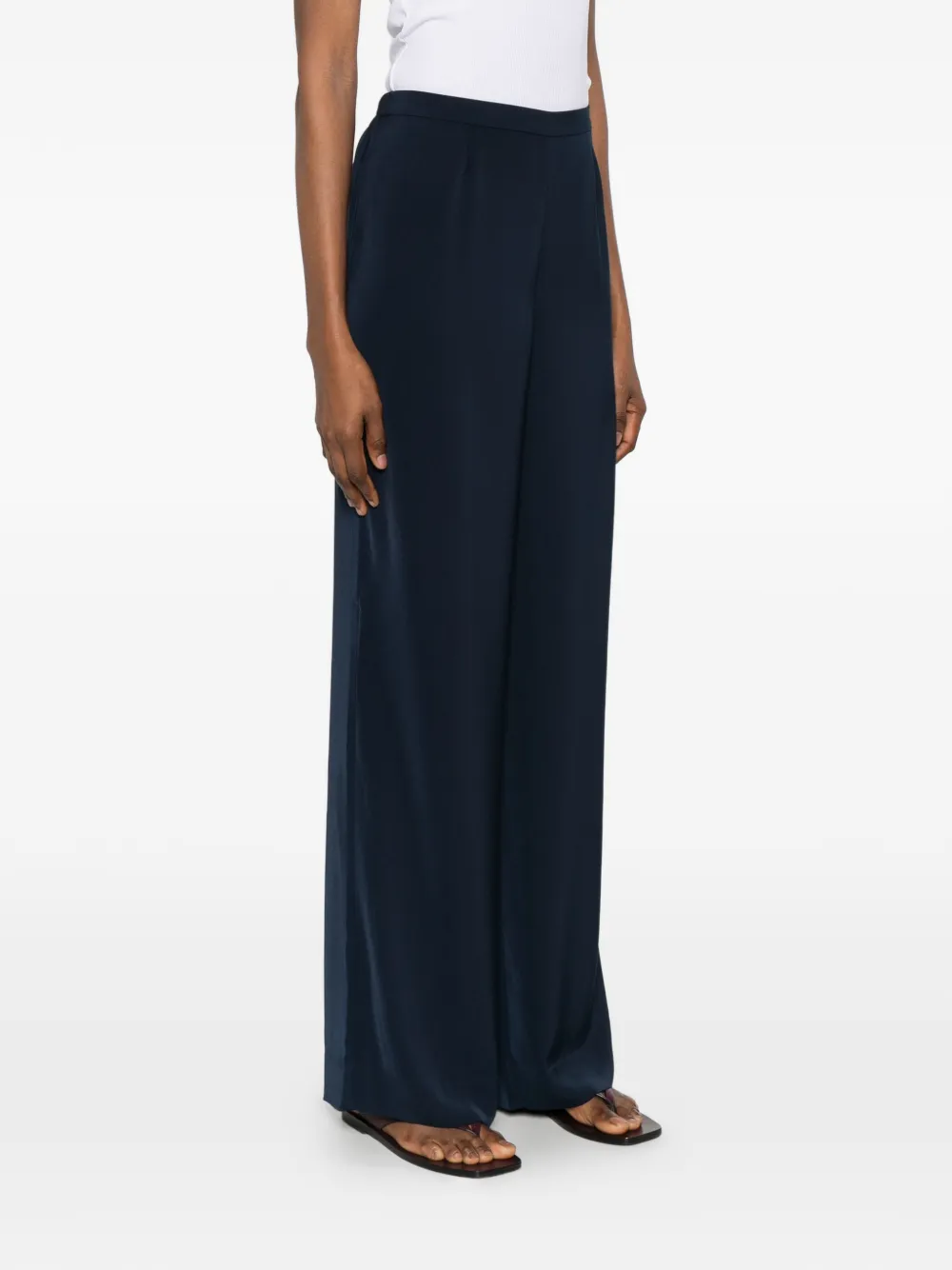 Hemisphere Broek met wijde pijpen Blauw