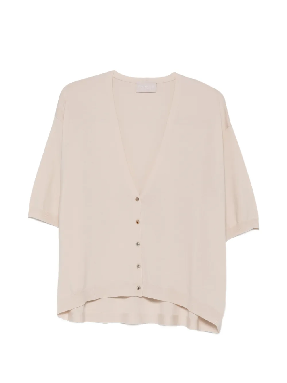 Hemisphere V-neck button cardigan - Toni neutri