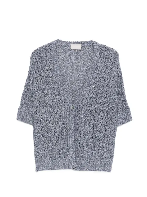 Hemisphere open-knit cardigan