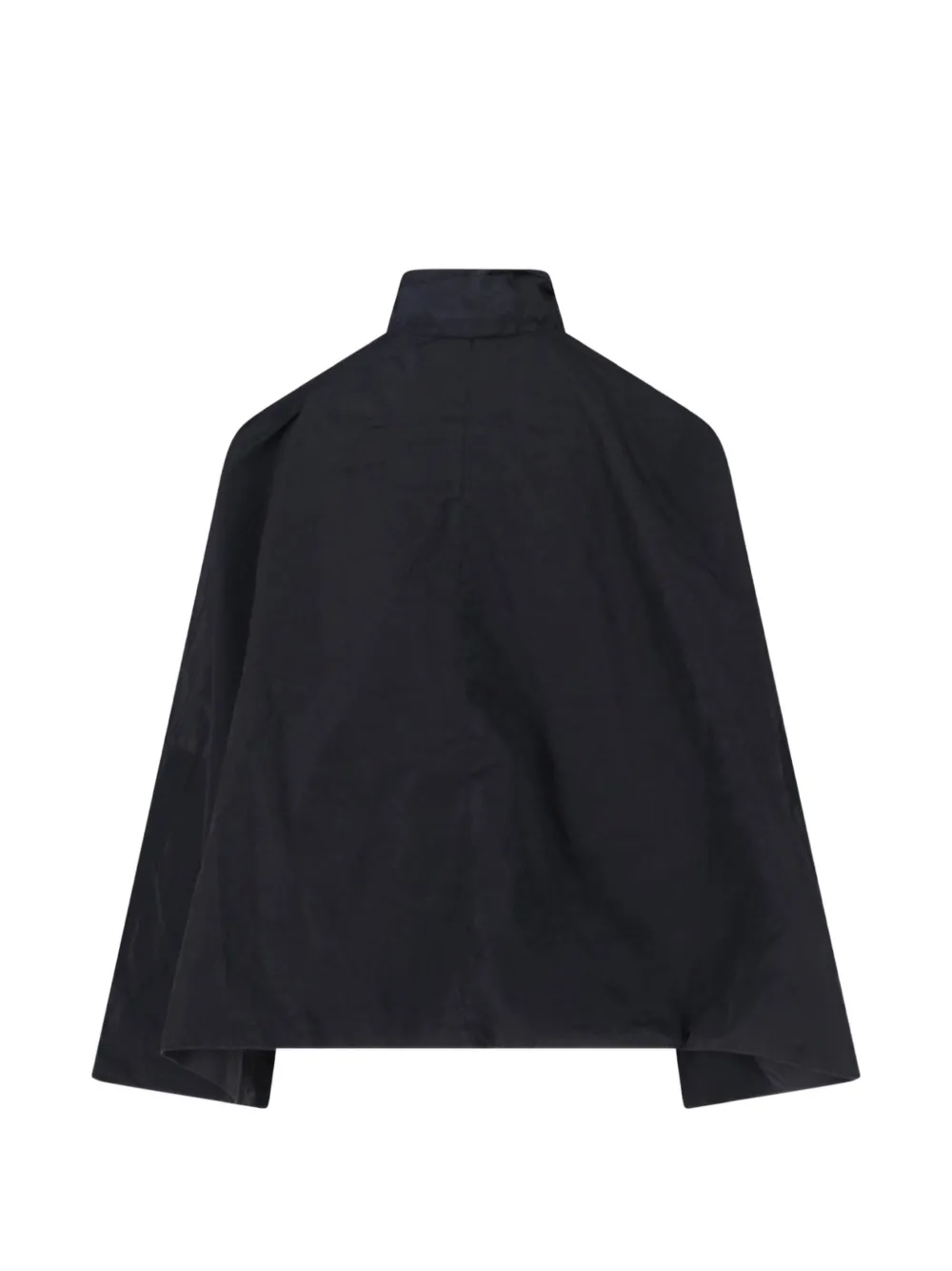  Kimo No-rain High-neck Jacket - Black 