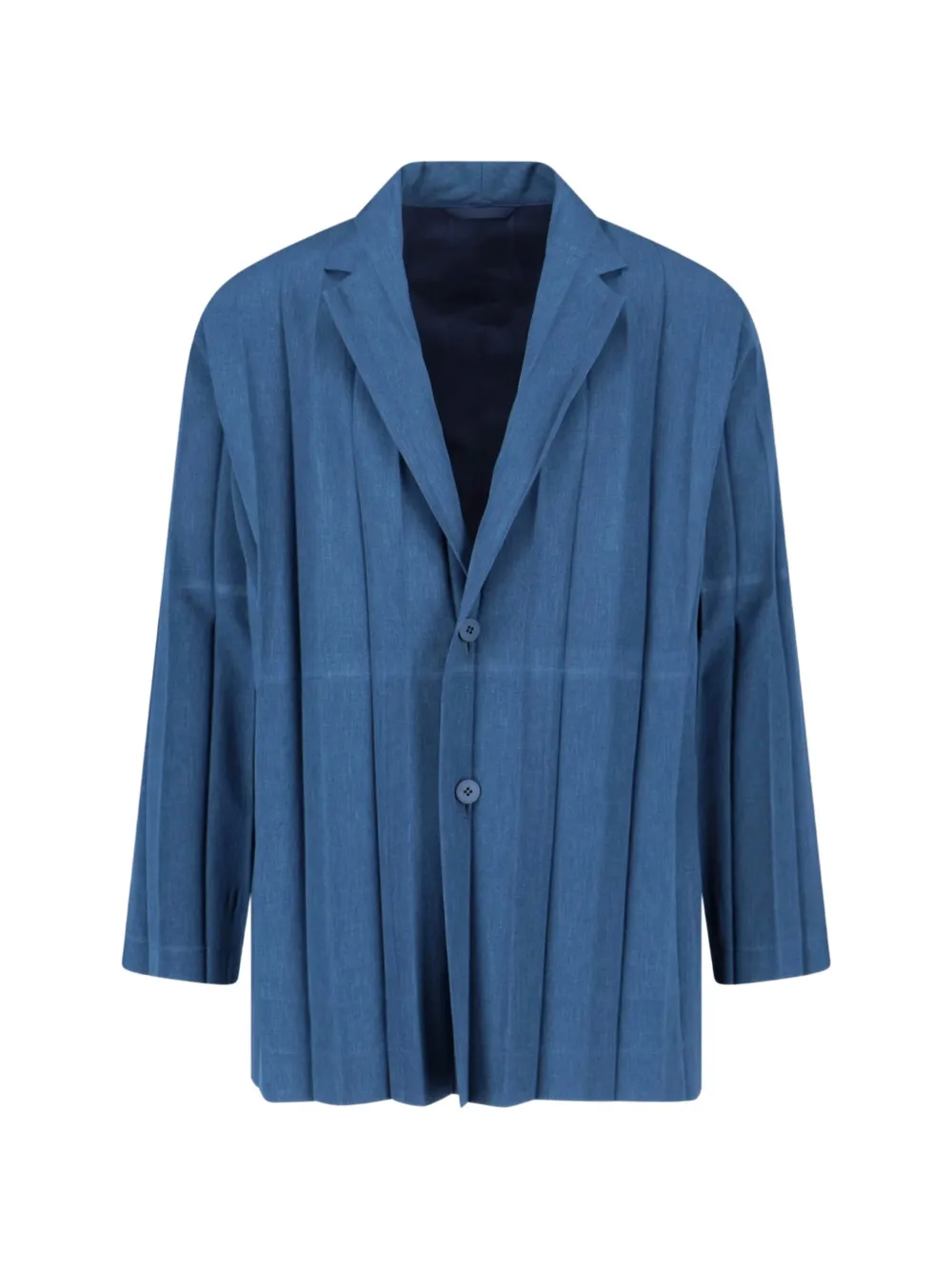 Homme Plissé Issey Miyake plissed-effect blazer - Blu