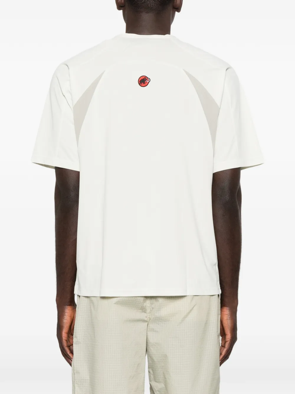 Hiking Patrol x Mammut T-shirt met ritssluiting en korte mouwen Beige