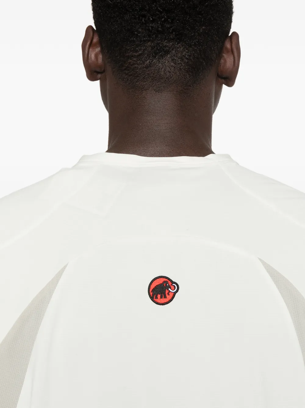 Hiking Patrol x Mammut T-shirt met ritssluiting en korte mouwen Beige