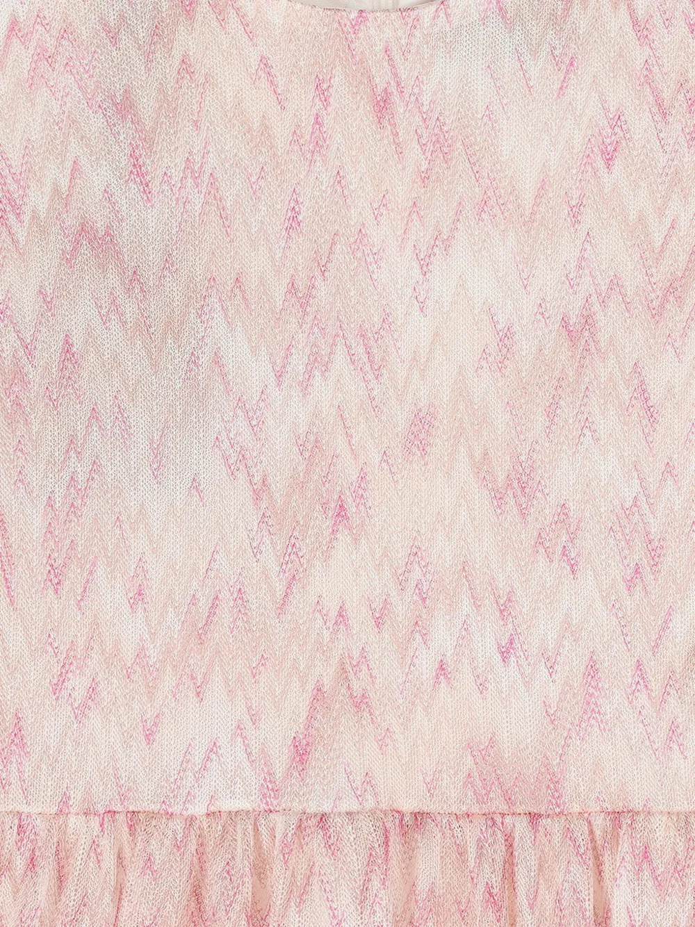 Missoni Kids Jurk met patroon Roze