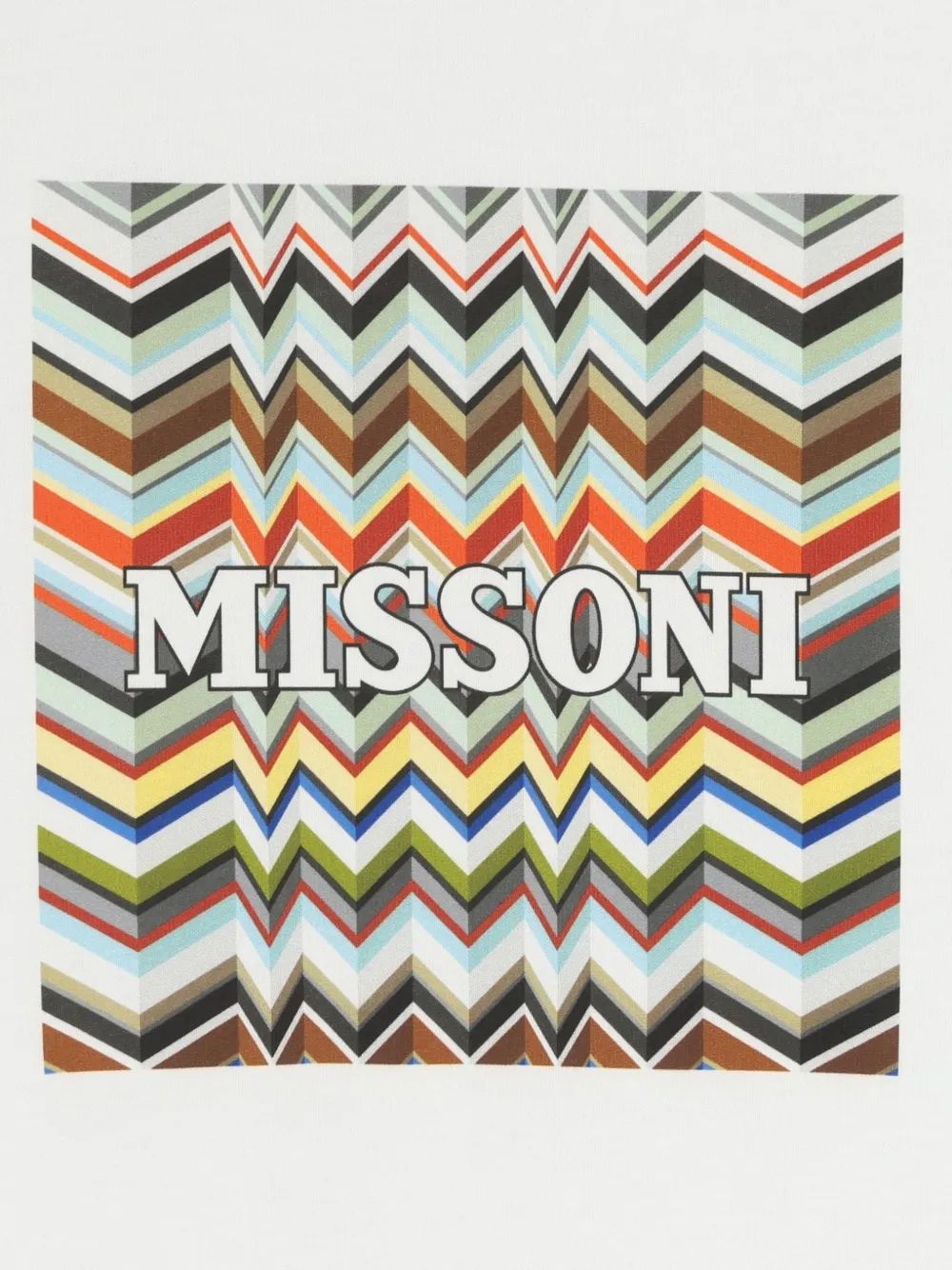Missoni Kids T-shirt met grafische print Wit