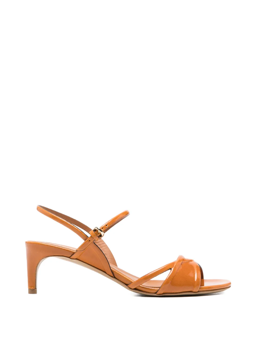 Del Carlo criss-cross strap sandals - Marrone