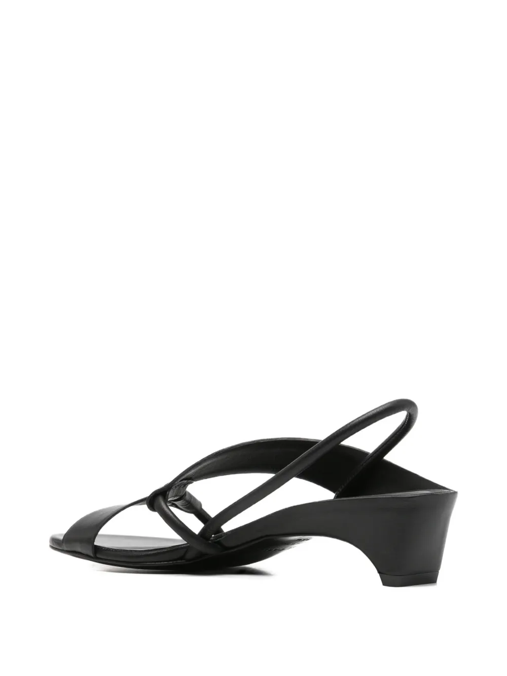 Del Carlo knotted strap sandals Zwart