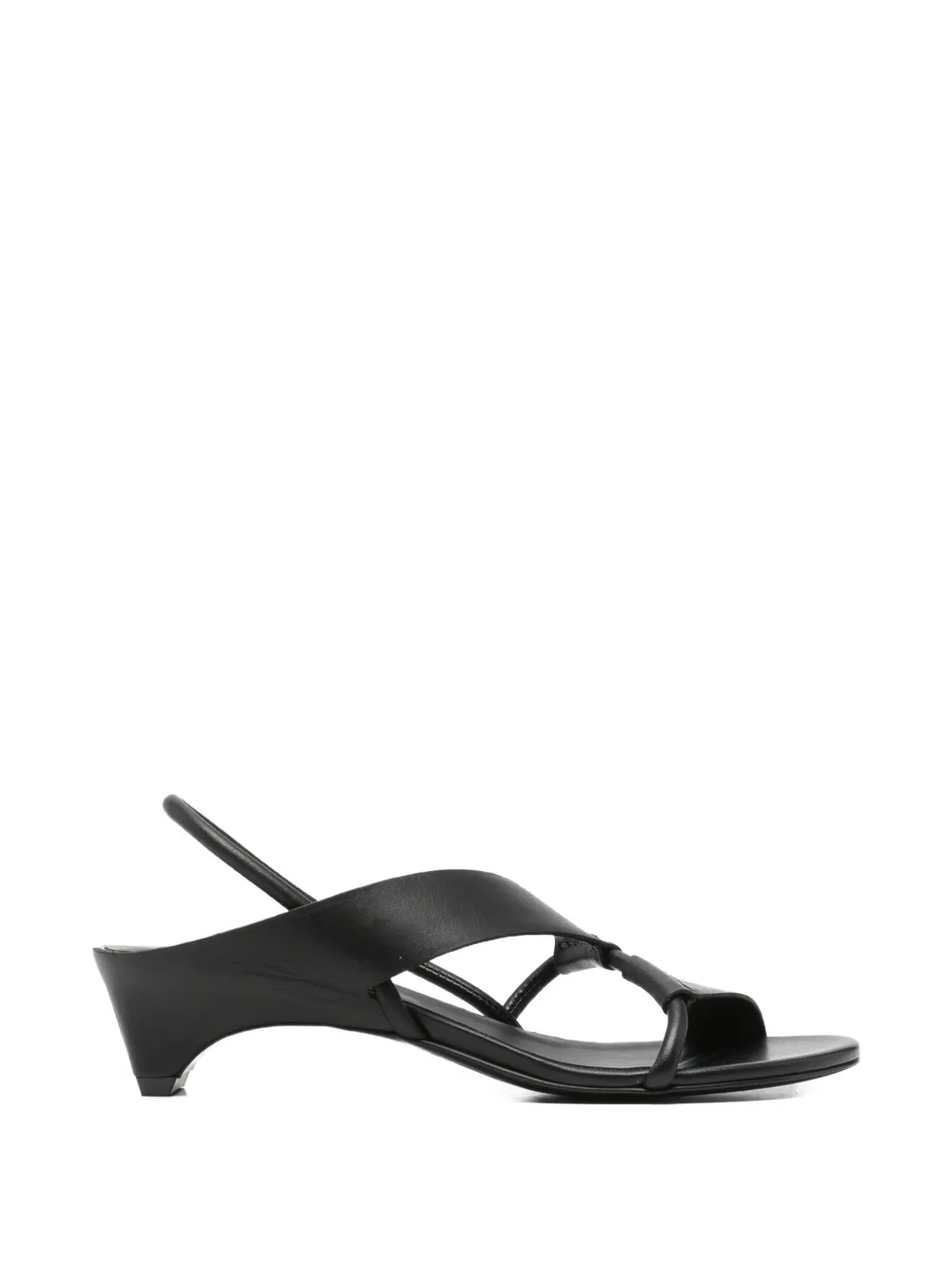 Del Carlo knotted strap sandals - Nero