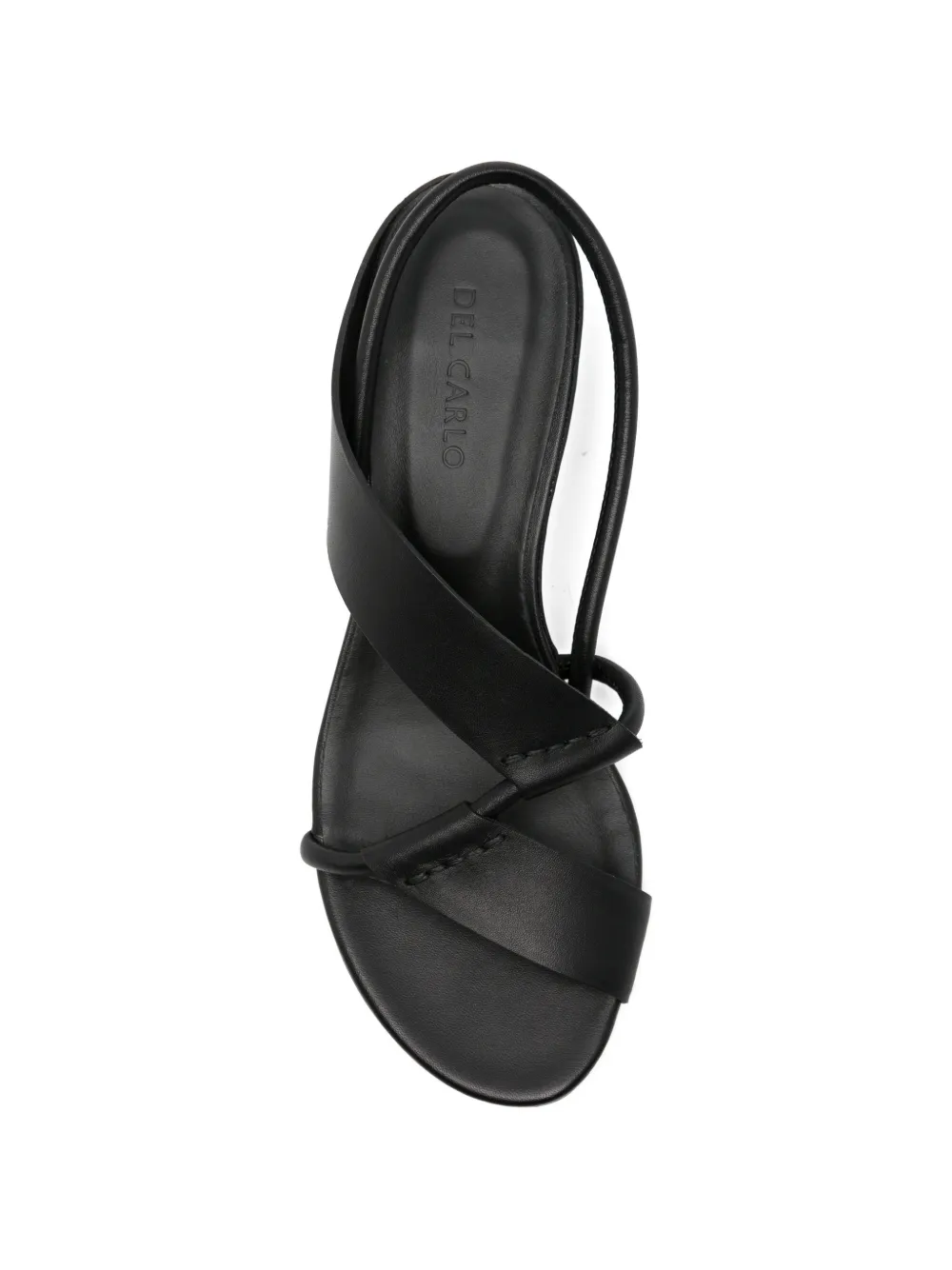 Del Carlo knotted strap sandals Zwart