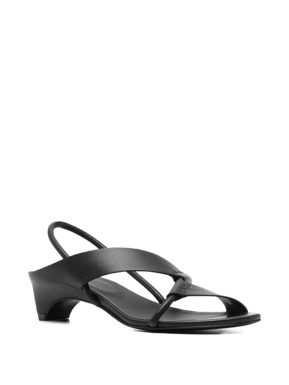 Del Carlo knotted strap sandals Zwart