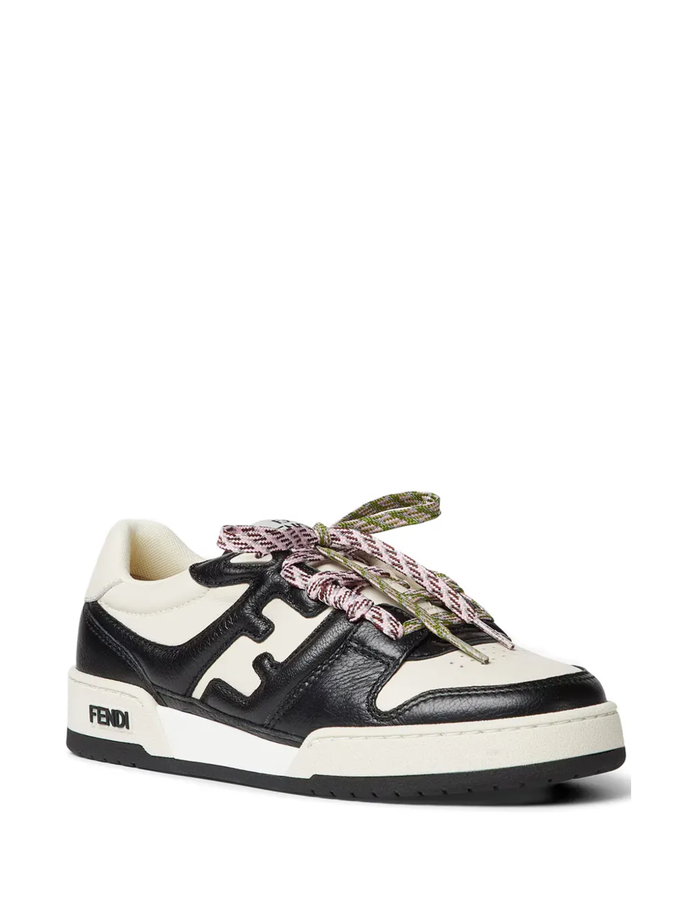 FENDI Match logo-detail sneakers Zwart