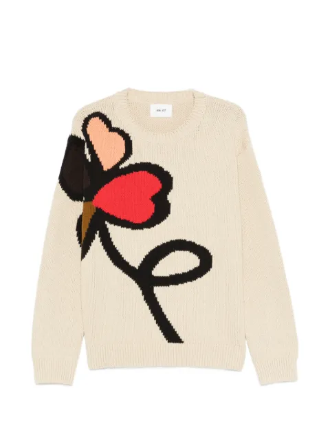 NN07 Todd floral-intarsia sweater