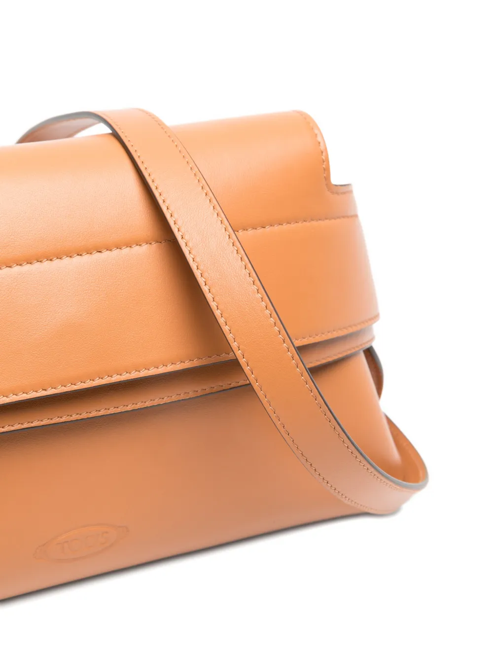Tod's Mini leren clutch Beige