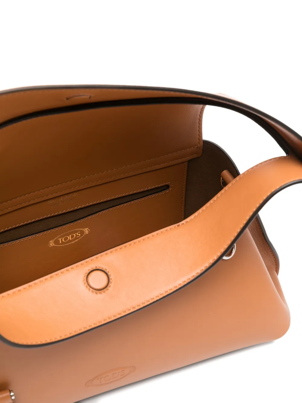 Tod's Mini leren clutch Beige