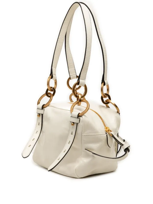 Prada Pre-Owned 2013-2025 ミニ ソフト カーフスキン ダングル トップ