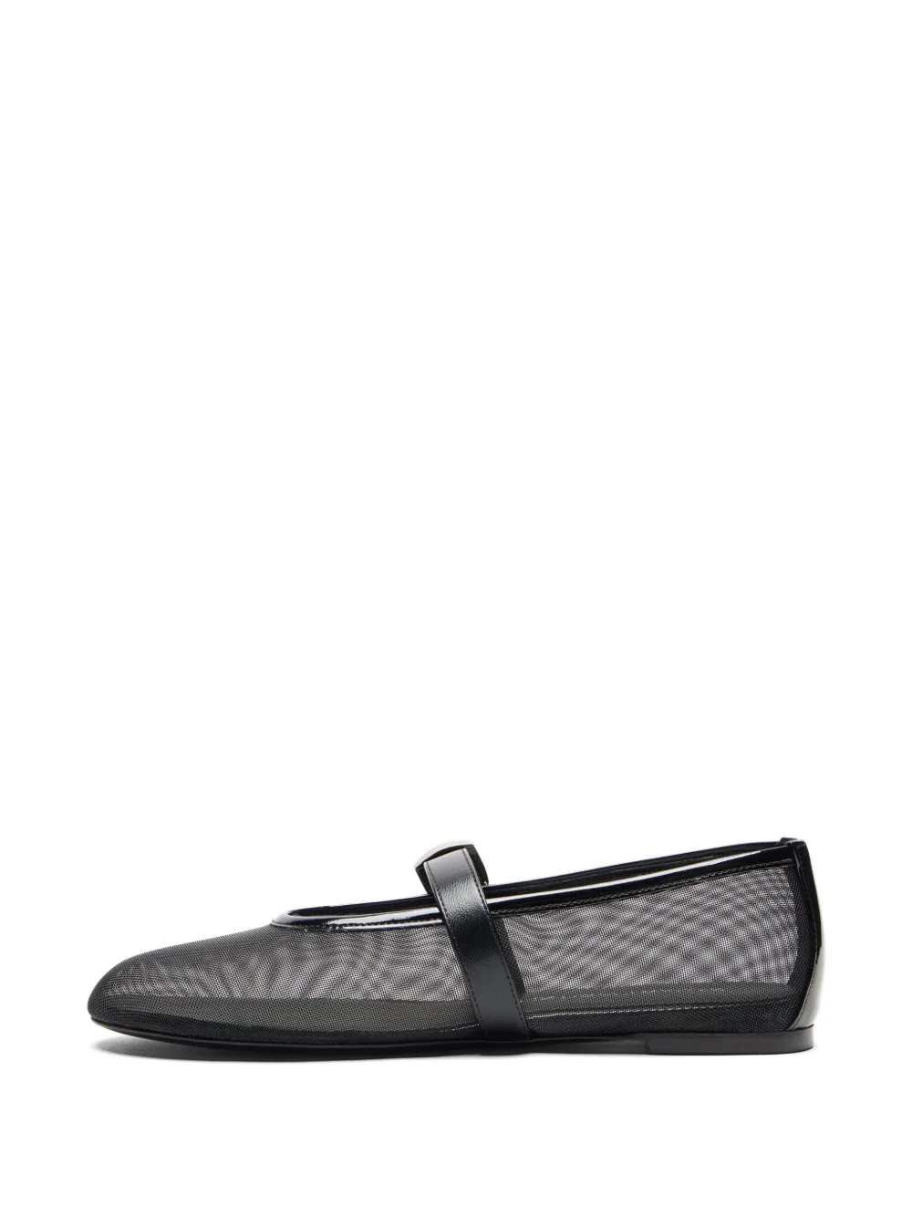 Stuart Weitzman Sai Bareitall ballet flats Zwart