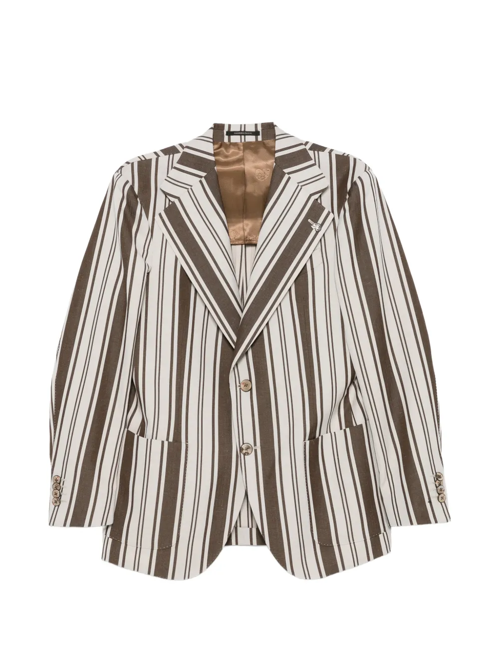 Gabriele Pasini striped blazer - Marrone