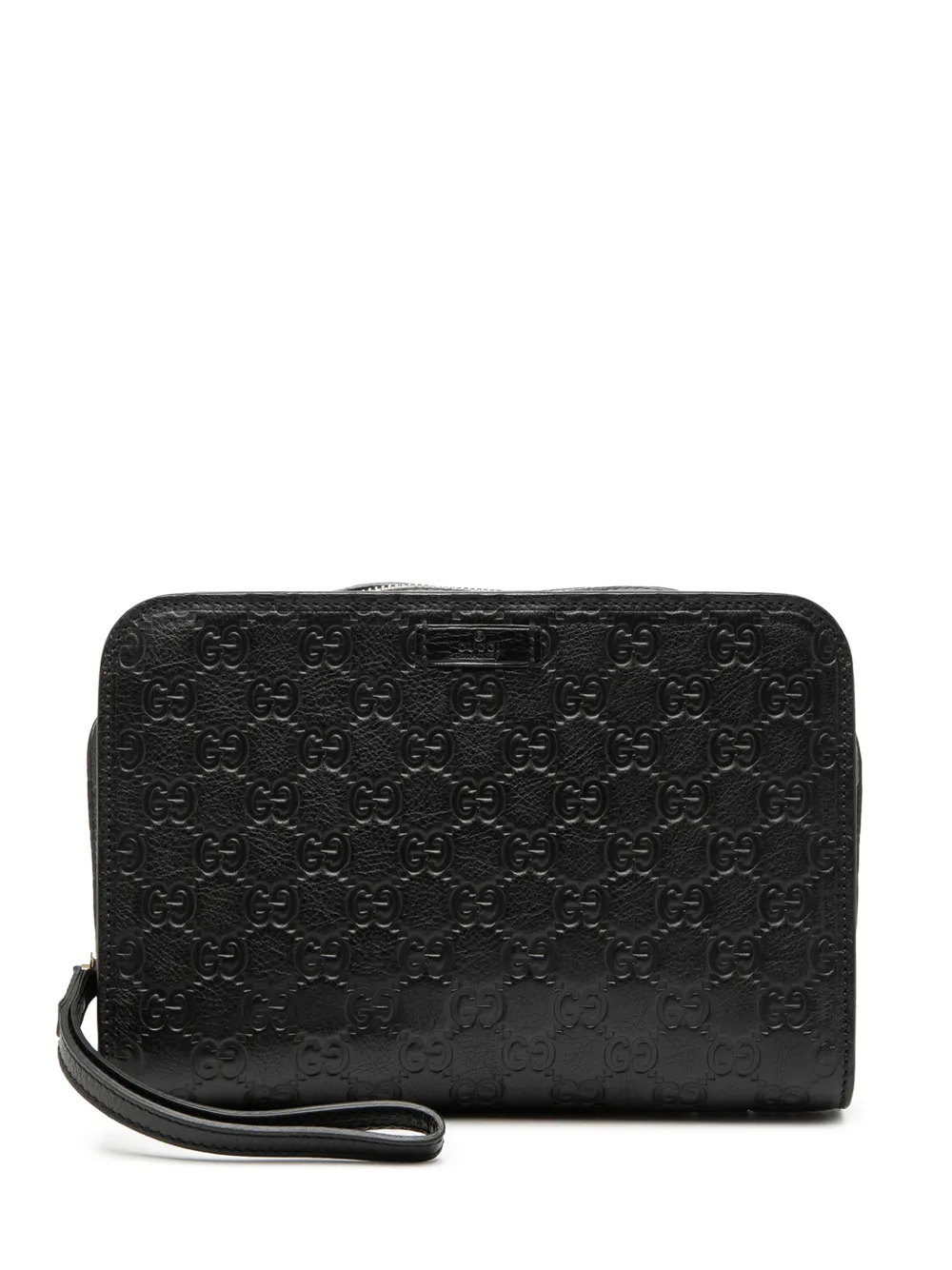 Gucci Pre-Owned 2000-2015 Guccissima clutch bag - Nero